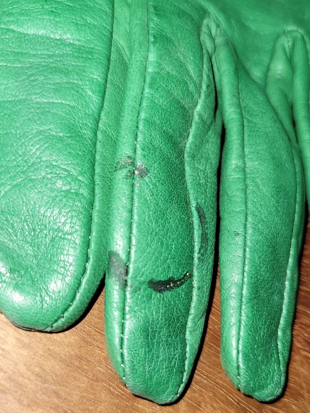 Made In Italy. Antonio Murolo. Leather Gloves With 100% Silk Lining. XL - Picture 13 of 14